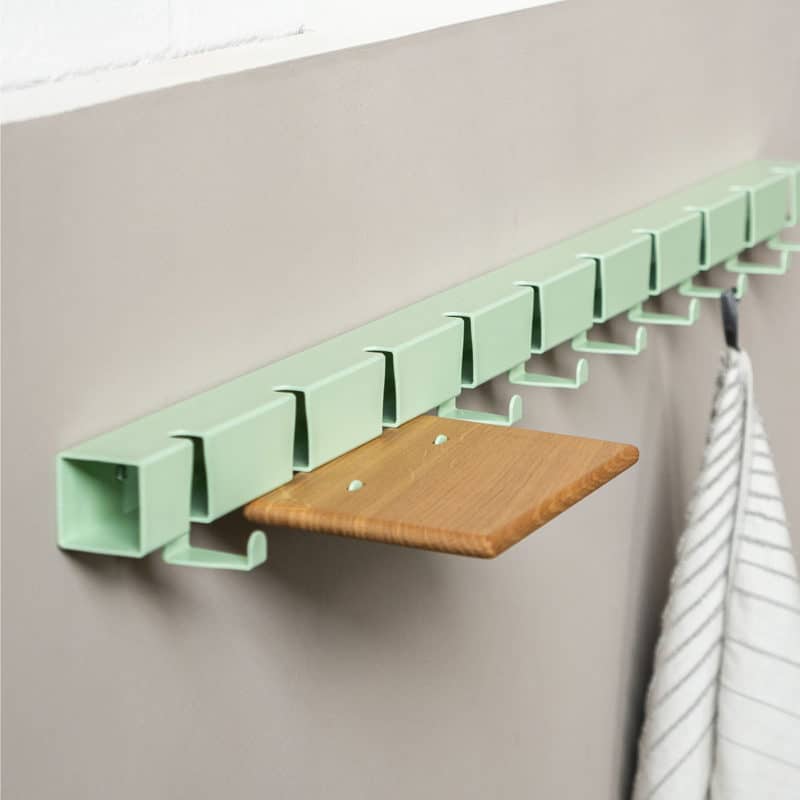 Coatrack foto zonder logo mint groen U2 vierkant Coatrack foto zonder logo mint groen U2 vierkant