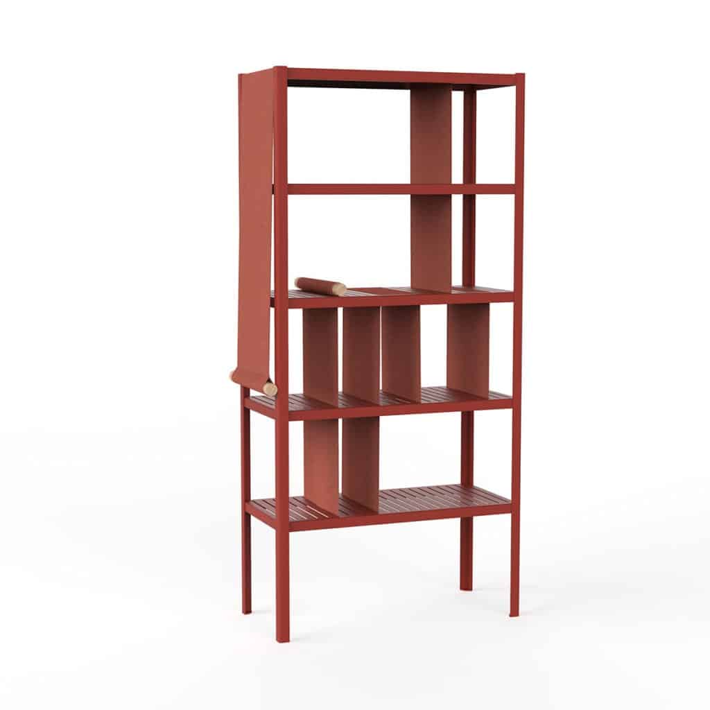 dressed cabinets ral3016 kvadrat566 hoog doek2