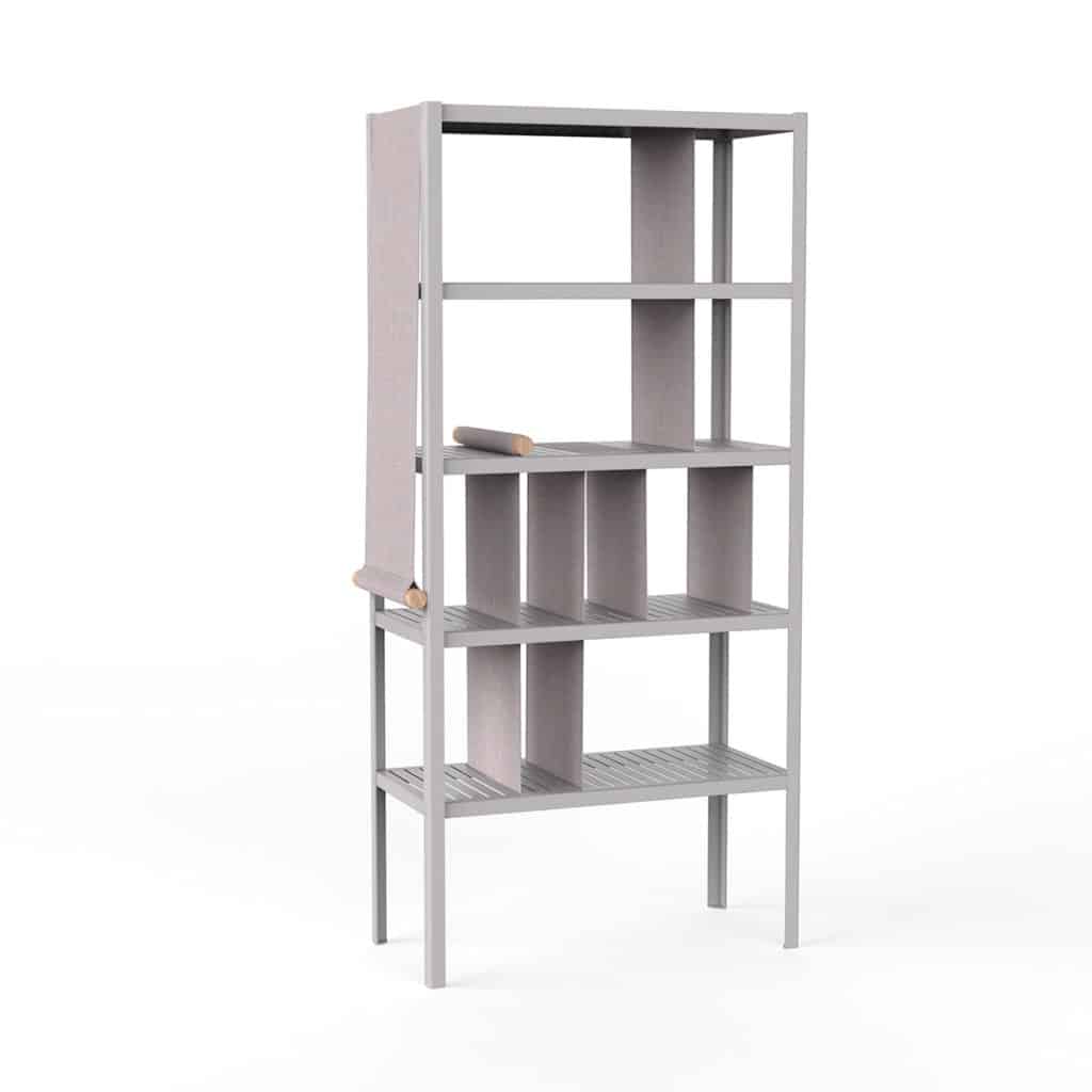 dressed cabinets ral7036 kvadrat716 hoog doek2