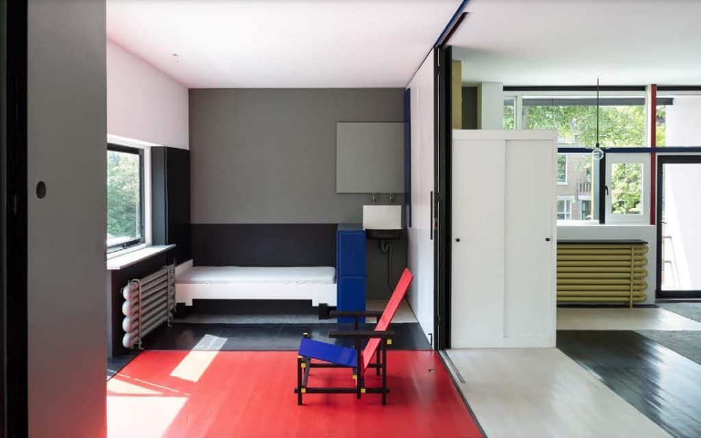 Inspiratie Rietveld Schroder huis Tangents mirror Jenna Postma