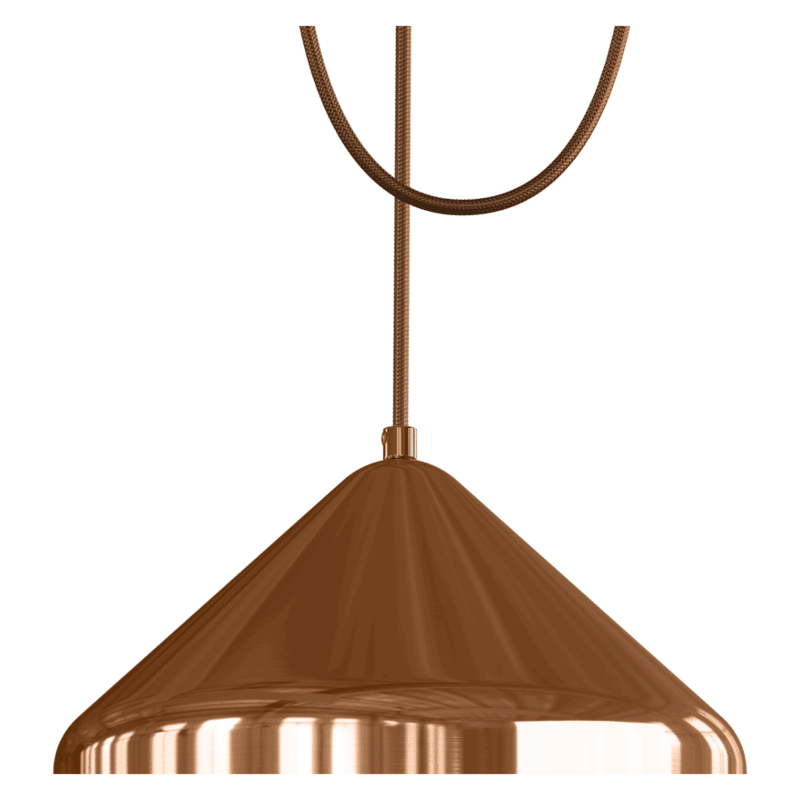 Lloop Koper gepolijst detail Lloop Koper gepolijst detail