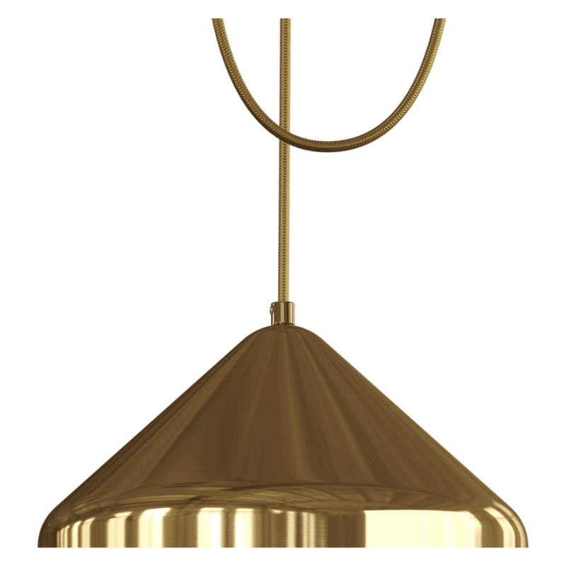 Lloop Messing gepolijst detail Lloop Messing gepolijst detail