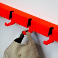 Vij5 Coatrack by the Meter FLUOR RAL3026 IMG 0768