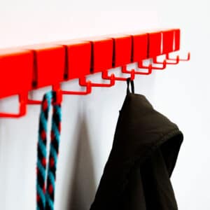 Vij5 Coatrack by the Meter FLUOR RAL3026 IMG 0793